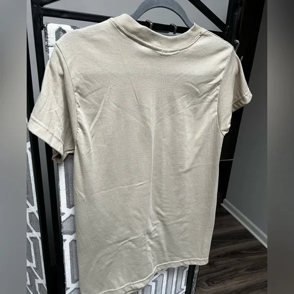 Basic Tan Tee - Picture 3 of 3